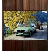 Металлическая табличка Opel Kadett 2-door (D)